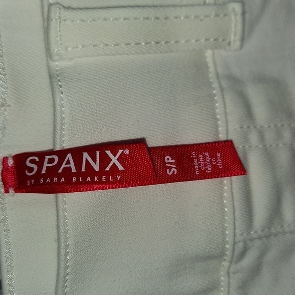 SPANX white cropped skinny jeans size Small - Picture 4 of 6